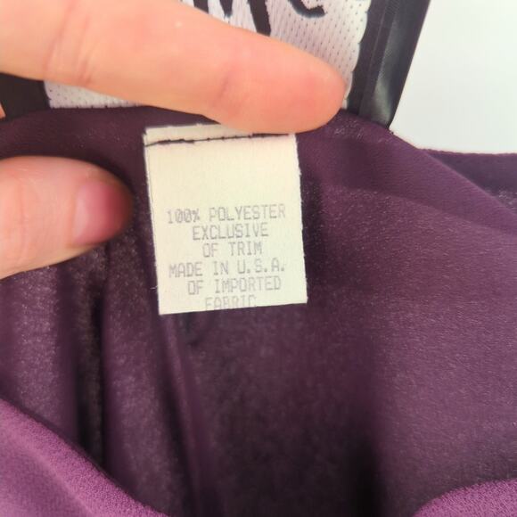 VTG Ursula of Switzerland Dress Womens 4 Petite Purple Whimsigoth Witchy 90s - Picture 9 of 10